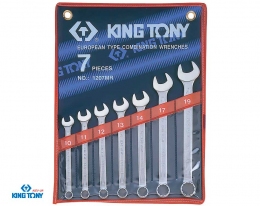 Набор ключей комби 7шт. (10-19мм) KINGTONY 1207MR