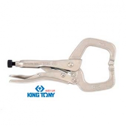 Захват пинцы с фиксатором 170мм (дугообразные) (блистер)  KINGTONY 6615-06